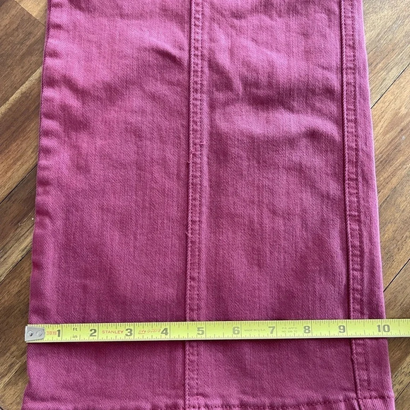 Judy Blue Burgundy front seam straight legJeans - Picture 8 of 16